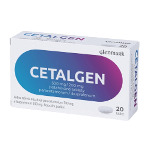 CETALGEN 500 mg/200 mg na bolesť 20 tabliet