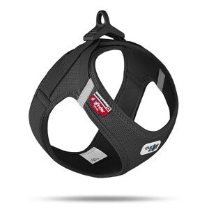 CURLI Postroj pre psov so sponou Air-Mesh Black L, 8-13 kg