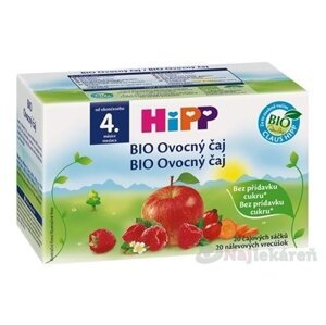 HiPP BIO Ovocný čaj 20 vrecúšok, 20x2g