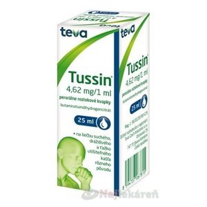 Tussin kvapky na kašeľ 25ml