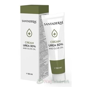 SANTADERM CREAM UREA 30% AND OLIVE OIL krém s ureou a olivovým olejom 50 ml