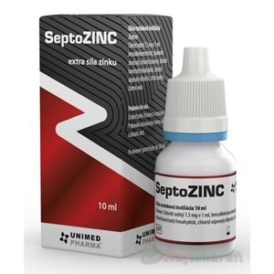 SeptoZINC výplachový roztok 1x10 ml