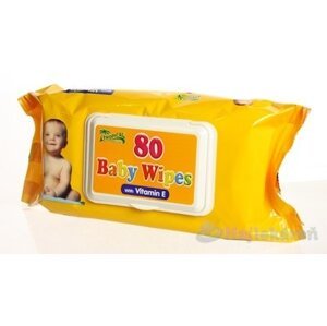 HYGIENICKÉ UTIERKY BABY WIPES S VITAMÍNOM E 80ks