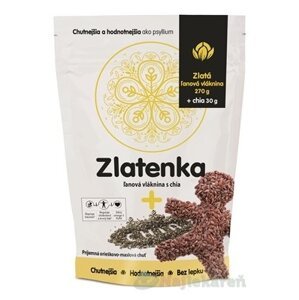 Zlatenka Ľanová vláknina a chia semienka, 300g