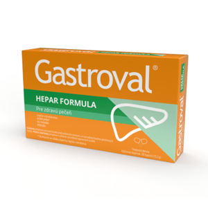 Gastroval HEPAR FORMULA pre zdravú pečeň 30 cps