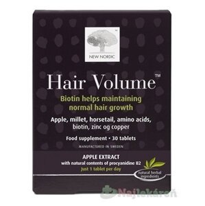 NEW NORDIC HAIR VOLUME pre zdravé vlasy a nechty 30tbl