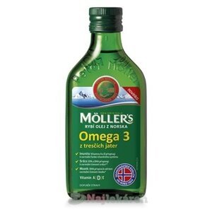 MOLLER´S Omega 3 RYBÍ OLEJ Natur, 250ml