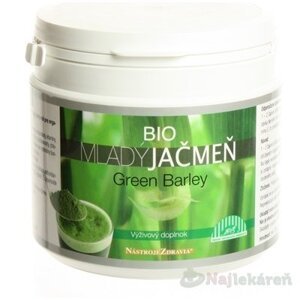 MLADÝ JAČMEŇ BIO Green Barley prášok z výhonkov jačmeňa, 200g