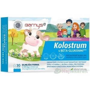 Barny's KOLOSTRUM s beta-glukánmi forte 30 ks