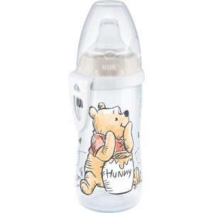 NUK FC Fľaša PP Active Cup Disney - Medvedík Pú, 300 ml biela