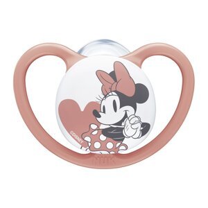 NUK Cumlík Space Disney Mickey v boxe, červený 0-6m