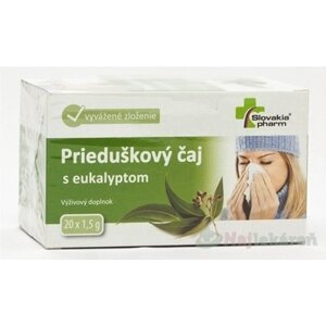 Slovakiapharm Prieduškový čaj s eukalyptom, 20x1,5g