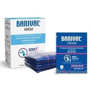 BANIVAL krém (na balanopostitidy, OzoilE) vrecká 10x3 ml