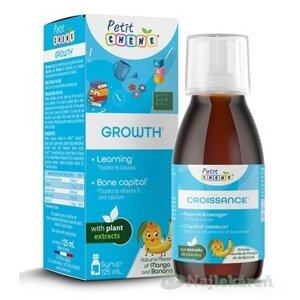 Petit CHENE GROWTH, sirup pre deti s vitamínom D a vápnikom, 125 ml