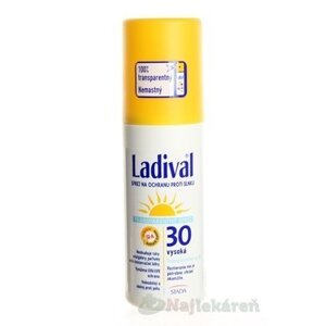 LADIVAL transparentný sprej 30LF, 150 ml