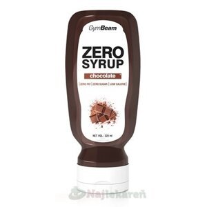 GymBeam ZERO SYRUP chocolate sirup, príchuť čokoláda 320 ml