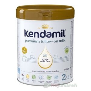 KENDAMIL Premium 2 HMO+ následná mliečna dojčenská výživa (od ukonč. 6. mesiaca) 800 g