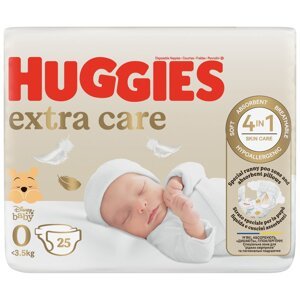 HUGGIES® Plienky jednorázové Extra Care 0 (do 4 kg) 25 ks