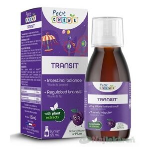 Petit CHENE TRANSIT detský sirup, so slivkovou arómou 125 ml