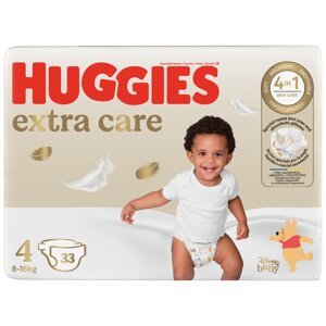 HUGGIES® Plienky jednorázové Extra Care 4 (8-14 kg) 33 ks