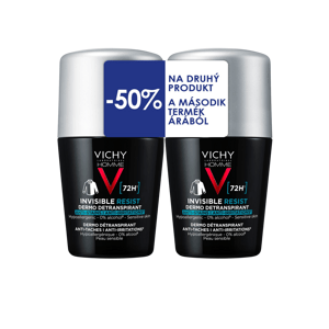 VICHY HOMME Invisible Resist 72H antiperspirant pre mužov 2x50ml