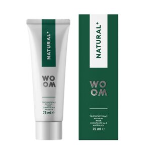 Zubná pasta pre zdravé ďasná NATURAL+ WOOM 75ml