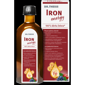 Dr. Theiss IRON ENERGY pri únave a vyčerpaní 250ml