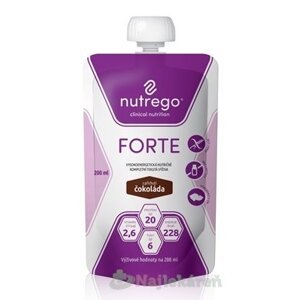 Nutrego FORTE s príchuťou čokoláda, 12x200ml