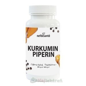 nefdesanté KURKUMIN PIPERIN, 60 ks