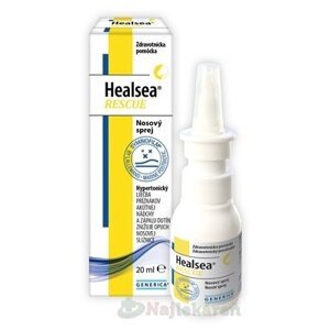 GENERICA Healsea RESCUE hypertonický nosový spre, 20 ml