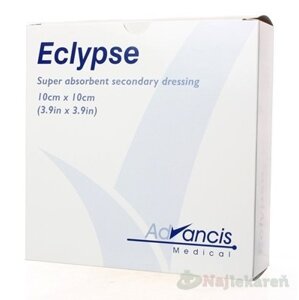 Eclypse krytie na rany superabsorpčné 10x10cm, 20ks