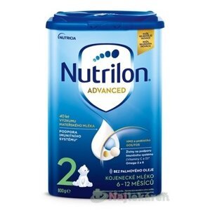 Nutrilon Advanced 2 následná mliečna dojčenská výživa v prášku (6-12 mesiacov) 6x800 g