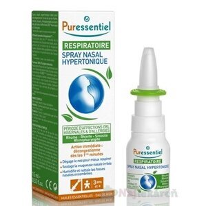 PURESSENTIEL Nosný sprej hypertonický, s esenciálnymi olejmi 1x15 ml