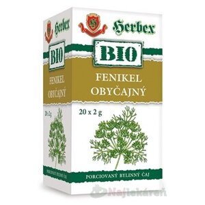 HERBEX BIO FENIKEL OBYČAJNÝ, 20x2g