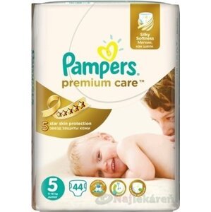 PAMPERS PREMIUM CARE 5 Junior detské plienky, 44ks