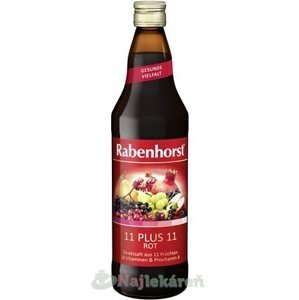 Rabenhorst 11 + 11 MULTIVITAMÍN ROT šťava z červeného ovocia 750ml