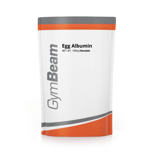 Egg Albumin - GymBeam, príchuť čokoláda, 1000g