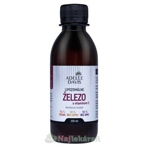 Adelle Davis Lipozomálne ŽELEZO s vitamínom C 200 ml