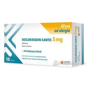 Desloratadin Xantis tbl na alergiu 5 mg 1x10 ks