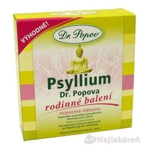 DR. POPOV PSYLLIUM rozpustná vláknina 500 g