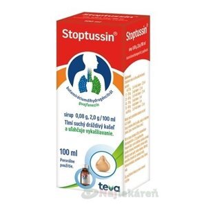 Stoptussin sirup na dráždivý kašeľ 100 ml