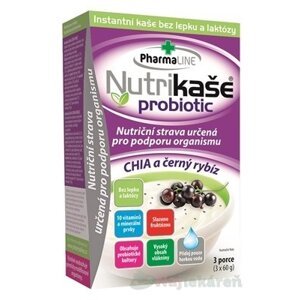 Nutrikaša probiotic - CHIA a čierna ríbezla 30x60 g