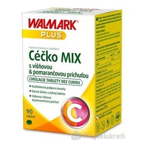 WALMARK Céčko MIX vitamín C 100 mg (pomaranč+višňa) 90 ks