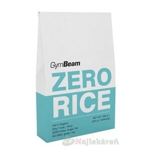 GymBeam Bio ZERO RICE nízkokalorické cestoviny 385 g