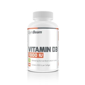 Vitamín D3 1000 IU - GymBeam, 60cps