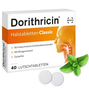 Dorithricin na bolesť hrdla 20 pastiliek