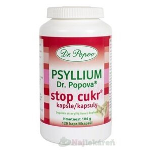 DR. POPOV PSYLLIUM STOP CUKOR 120 ks