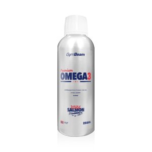 Premium Omega 3 250 ml - GymBeam, príchuť pomaranč