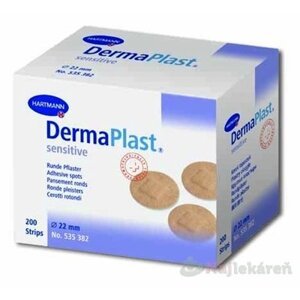 DERMAPLAST SENSITIVE SPOTS náplasti okrúhle (priemer 22mm) 200ks