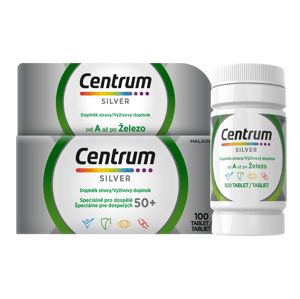 Centrum Silver 50+ bez lepku, 100 tabliet